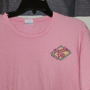 Pink Peach Pit T-Shirt Size Medium